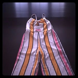 Cute retro-style girls jumpsuit.